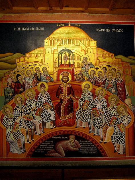 First Council Of Nicaea Illustration World History Encyclopedia