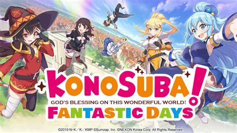 Why not start up this guide to help duders just getting into this game. The KonoSuba RPG Launching to Global Markets in 2021