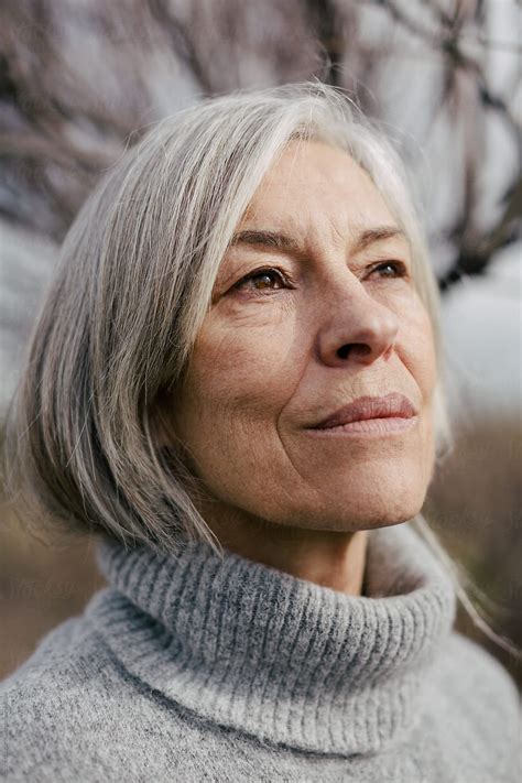 Senior Woman Portrait By Stocksy Contributor Bonninstudio In Older Woman Portrait