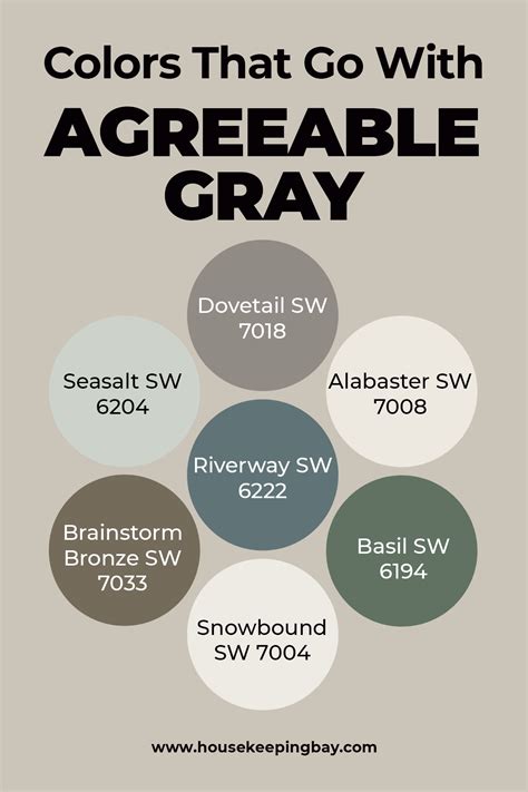 Colors That Go With Agreeable Gray in 2021 | Agreeable ...