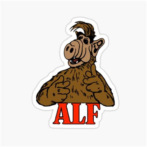 Sticker Alf Redbubble