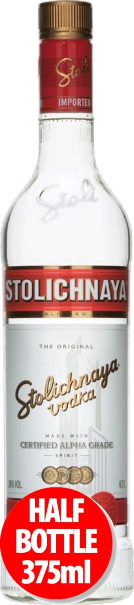 Stolichnaya Vodka 375ml Kosher Bottles And Cases