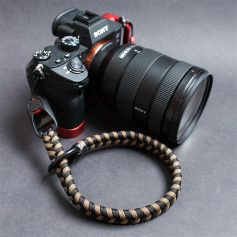 Dslr camera strap, paracord camera strap, photographer gift, canon strap, cross body camera strap, nikon camera straps, dslr accessories. Double Color - Paracord Camera Wrist Strap with Peak Design Links - Snake Straps