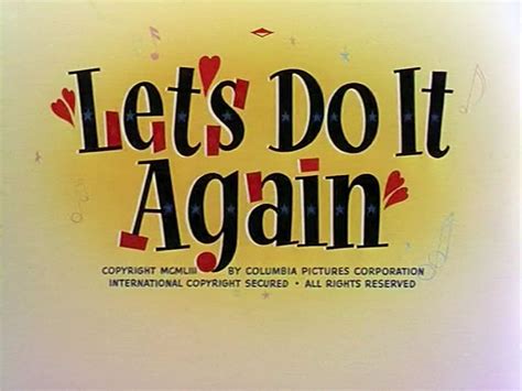 Lets Do It Again 1953 Film