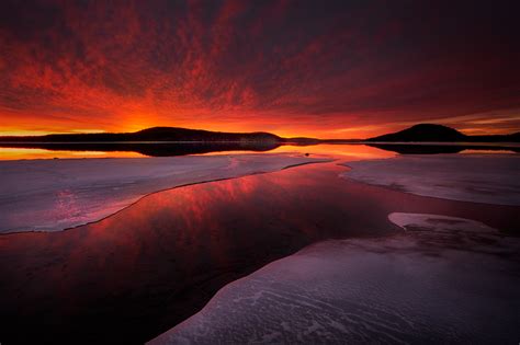 Line Of Fire Quabbin Reservoir Ma Patrick Zephyr Photography