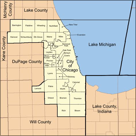 Filemap Of Cook County Illinois Showing Townshipspng Wikimedia Commons