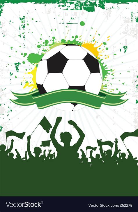 Soccer Background Royalty Free Vector Image Vectorstock
