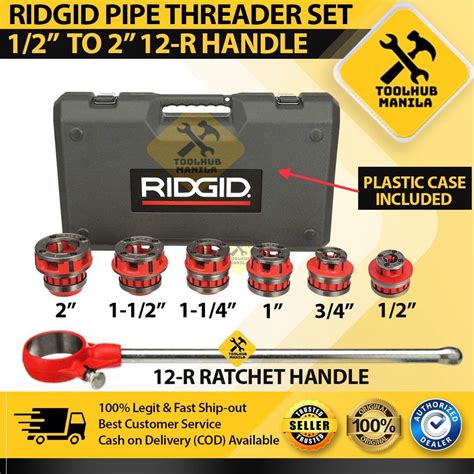100 Original Ridgid Pipe Threader 12 To 2 12 R Catalog No 36475