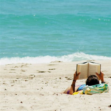 Reading On The Beach