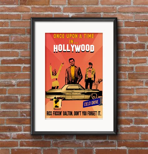 Artstation Once Upon A Time In Hollywood Poster