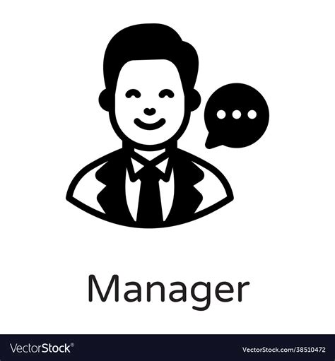 Manager Royalty Free Vector Image Vectorstock