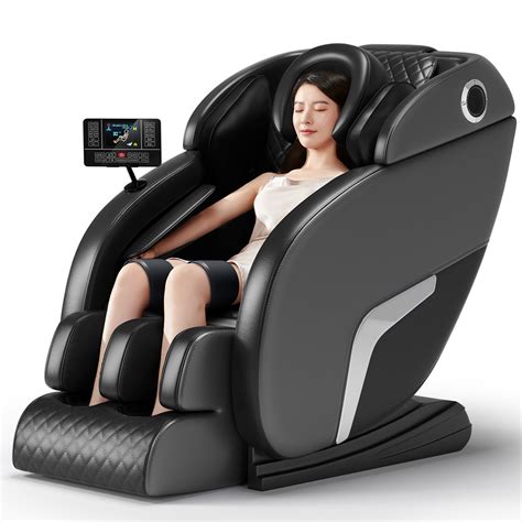 Sauron X1 2022 New Shiatsu Massage Chair Recliner With Zero Gravity Foot Roller Black China