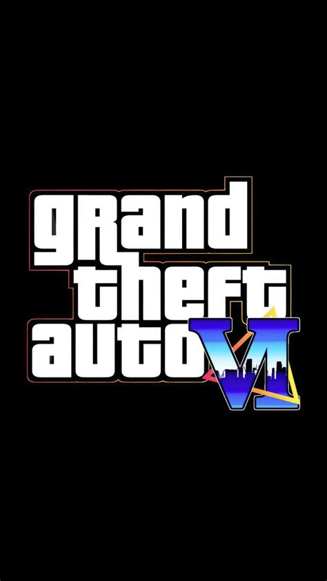 Download Wallpaper Logo Logo Gta 6 Gta Vi Grand Theft Auto Vi Gta