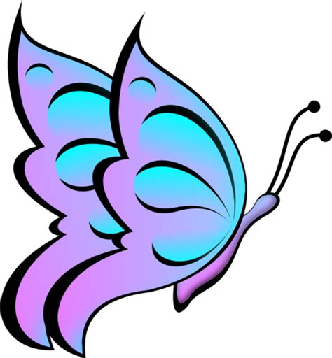 Purple Butterfly Clipart Free Download On Clipartmag