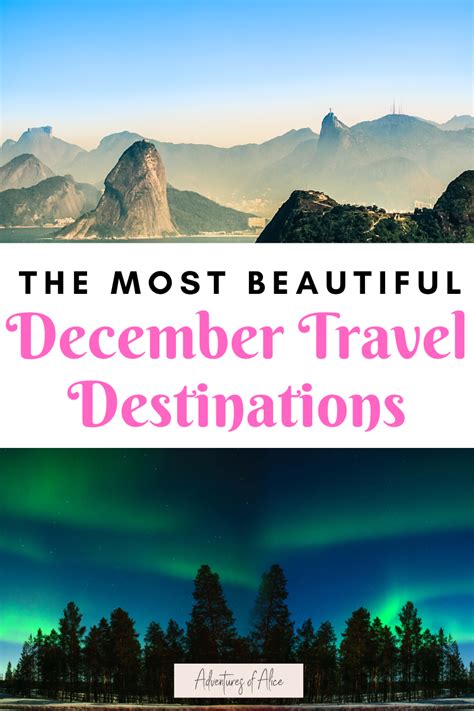 The Most Beautiful December Travel Destinations December Travel