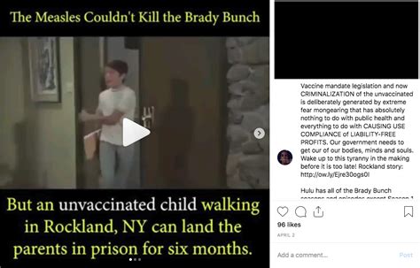 Marcia Brady Upset Anti Vaxxers Are Using A Brady Bunch Meme To