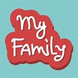 Mi familia. tipografía familiar con letras vectoriales a mano. 17006905 ...