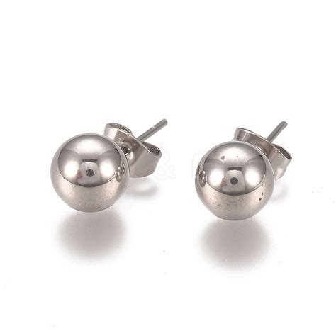 Wholesale 304 Stainless Steel Stud Earrings Jewelryandfindings Com