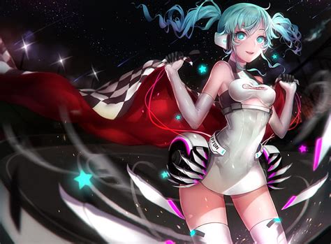 720p Free Download Hatsune Miku Anime Darkness Hot Anime Girl