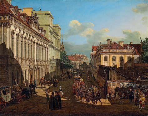 View Of Warsaws Miodowa Street By Bernardo Bellotto Xviii Century