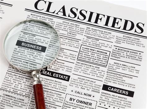 What Should I Consider When Placing A Classified Ad