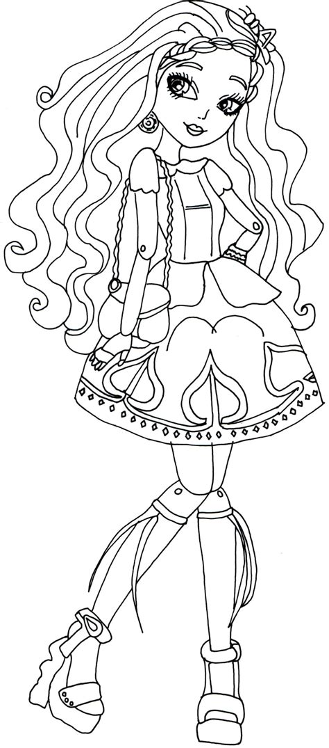 Free Printable Ever After High Coloring Pages Cedar Wood Ever After