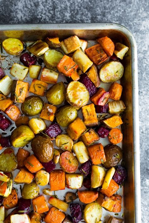 Rosemary Roasted Root Vegetables Is A Beautiful Hands Off Side Dish That Is Perfect For A