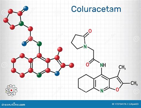 Coluracetam Bci 540 C19h23n3o3 Molecule It Is Is A Nootropic Agent