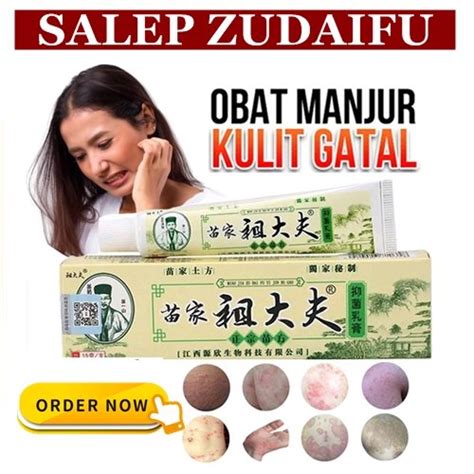 Jual Salep Zudaifu Obat Gatal Eksim Salep Obat Gatal Jamur Kulit Salep