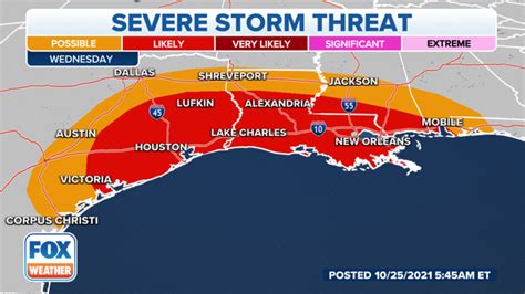 Multiple Rounds Of Severe Storms Pose Threats Of Tornadoes Damaging