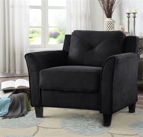 Elegant And Comfortable Black Arm Chair