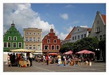 Marktplatz in Güstrow Foto & Bild | deutschland, europe, mecklenburg ...