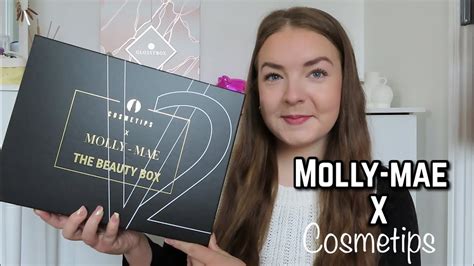 unboxing cosmetips x molly mae beauty box youtube