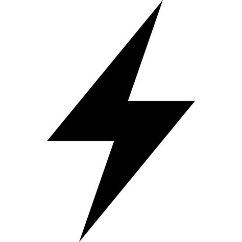 Download Lightning Bolt Icon Png Png  Base Images