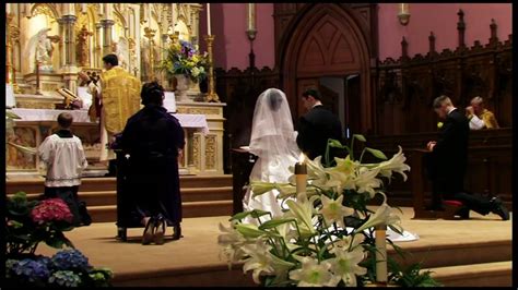 He was whipped, imprisoned and exiled away from his monastery. Traditional Latin Catholic Wedding Mass - Part 3 ...