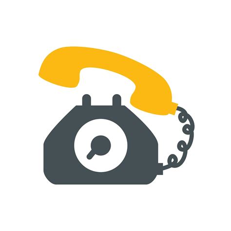 Telephone Traditional Communication Isolated Icon 3171251 Vector Art At