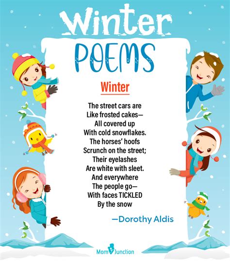 15 Winter Poems For Kids To Celebrate The Snowy Season Momjunction