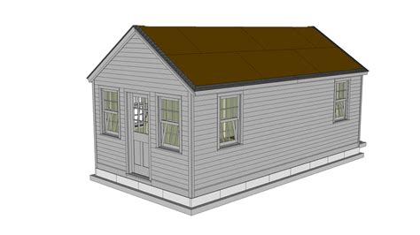 Shaker Style Garden Shed 3d Warehouse