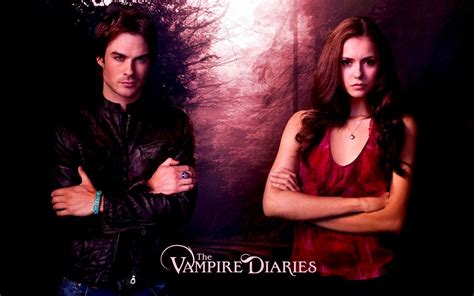 Damon And Elena The Vampire Diaries Tv Show Wallpaper 9741941 Fanpop