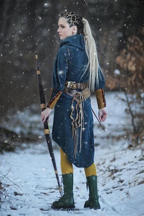 Women Medieval Dress Elf Costumedark Blue Elf Costume With Etsy