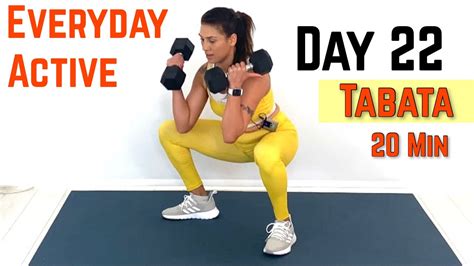 20 Min Tabata Workout Day 22 Everyday Active Youtube