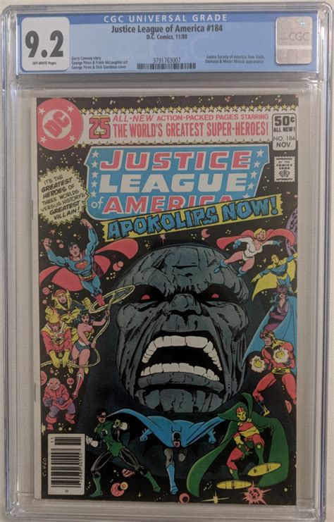 Set Of 3 1980 Justice League Of America Darkseid Trilogy Dc Comic
