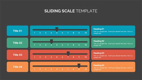 Sliding Scale Infographic