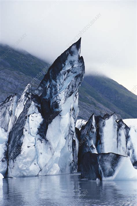 Icebergs In Portage Lake Alaska Usa Stock Image C0120330