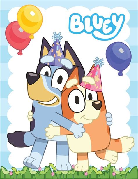 Wall Picture 2 Bluey 2nd Birthday Party Themes Kids Birthday Themes