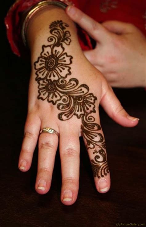 Flower Henna Designs Design