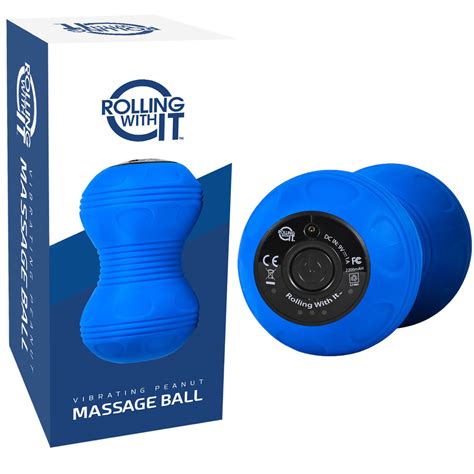 Vibrating Peanut Massage Ball Deep Tissue Trigger Point Therapy 4 I Rolling With It
