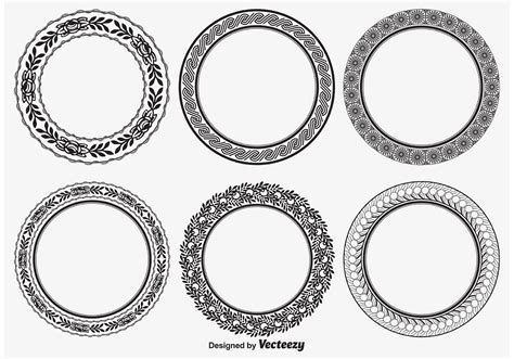 Decorative Round Frames - Download Free Vector Art, Stock Graphics & Images