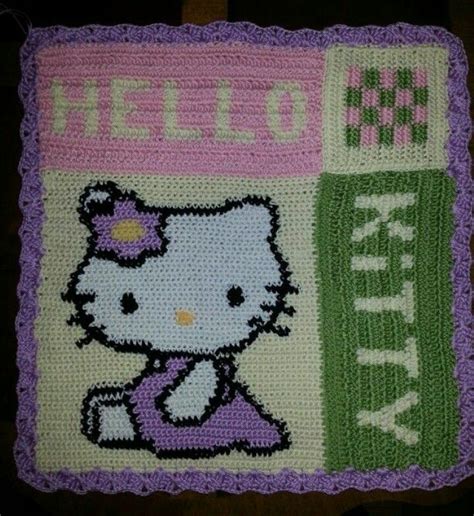 Hello Kitty Crochet Blanket Hello Kitty Crochet Hello Kitty Crochet