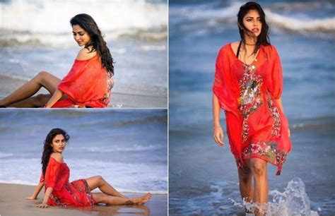 amala paul raises the temperature in a hot two piece swimsuit [photos] ibtimes india
